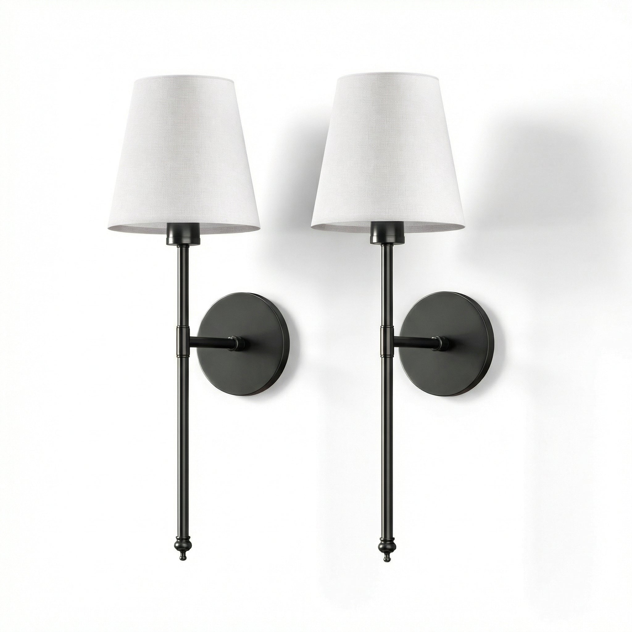 Endora - Lampe murale en tissu style américain