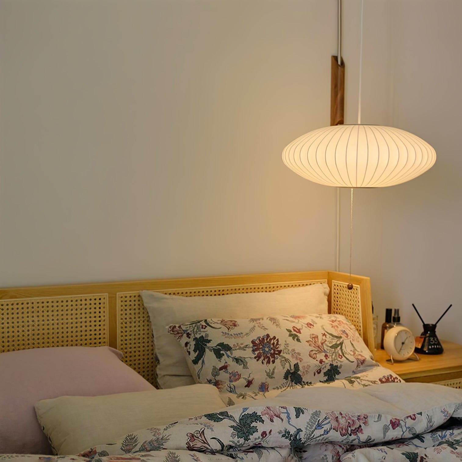 Norvane – nástěnná lampa z ořechového dřeva a kovu ve stylu poloviny století, E26 E27, vnitřní osvětlení
