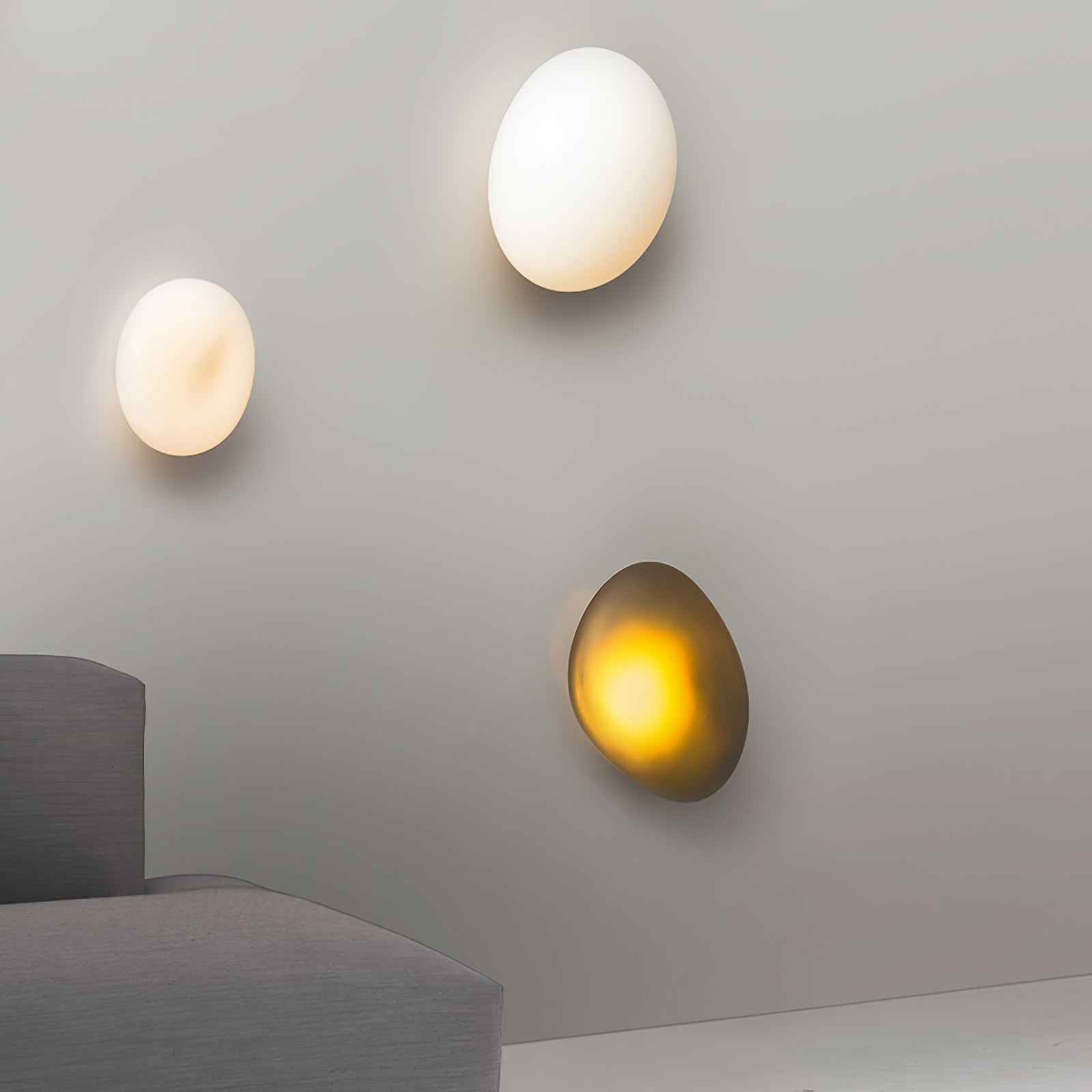 Cameron – Lampă de perete cu LED și abajur oval