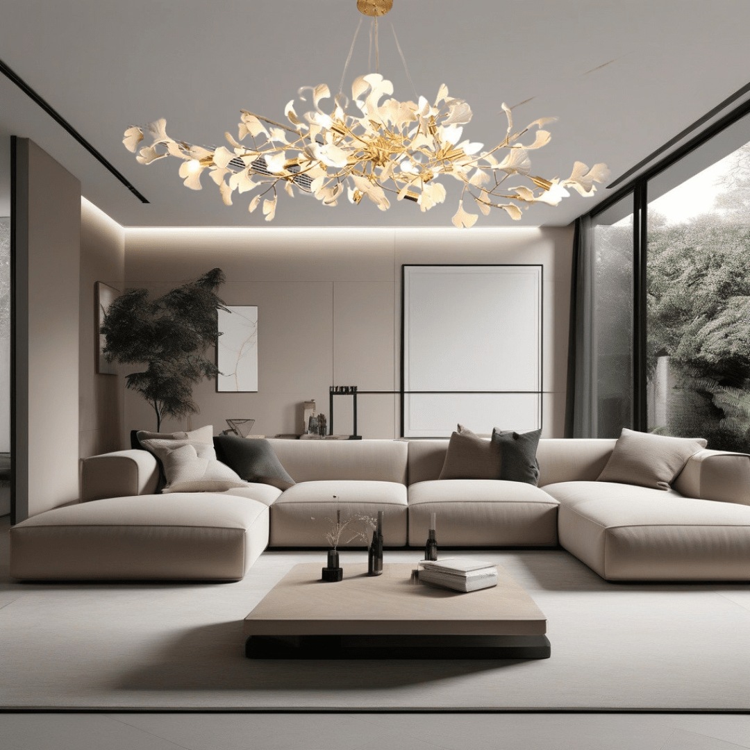 Ceravelle – Dimmable LED Ceramic Petal Chandelier