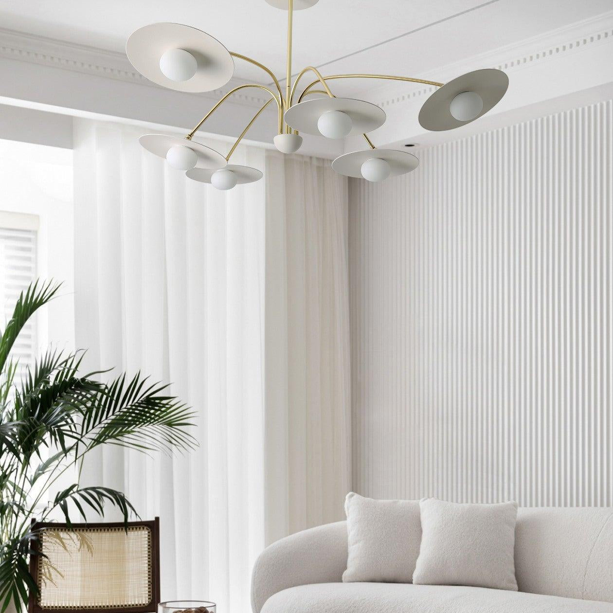 Decavelle - lustr z uměleckého skla a kovu ve stylu art deco