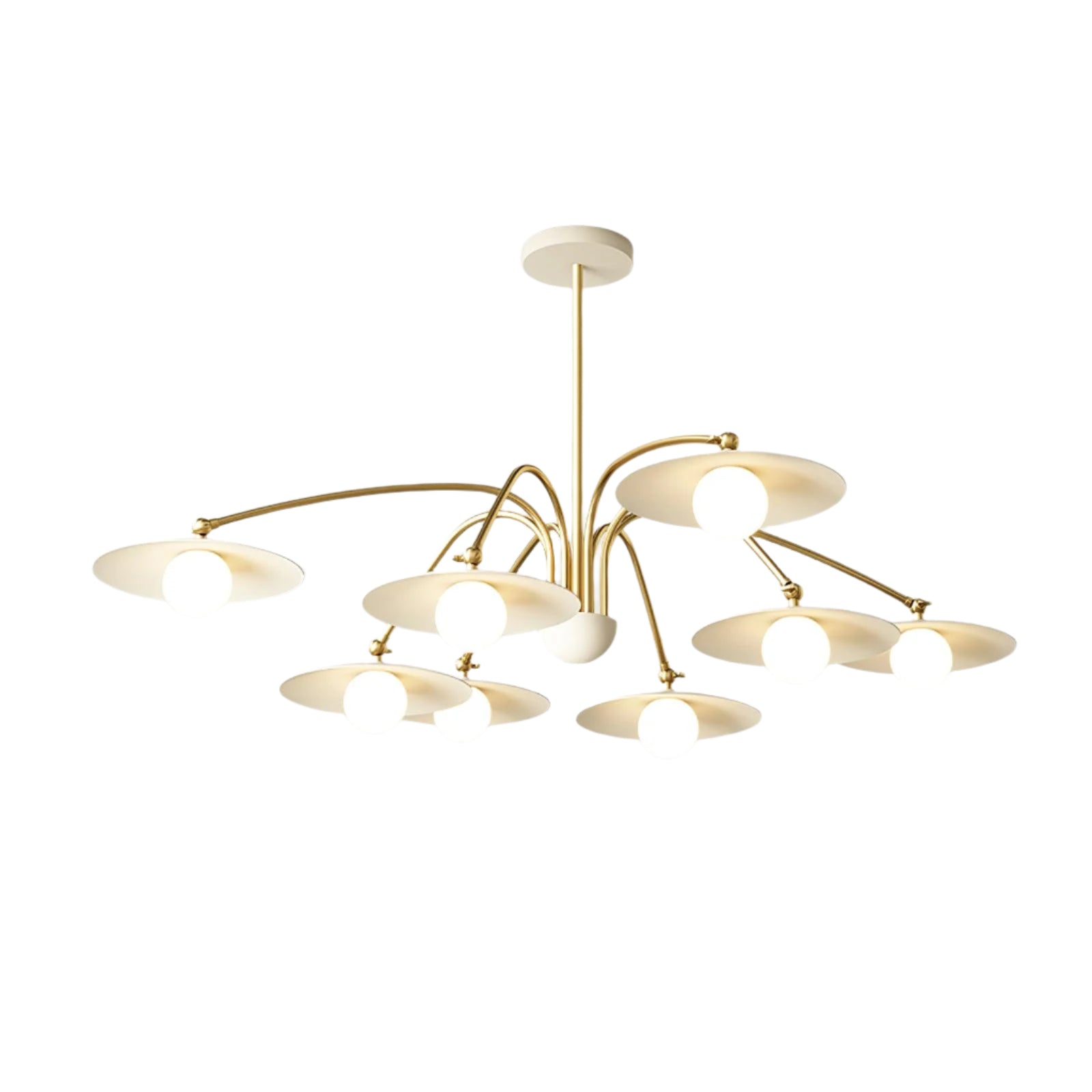 Decavelle - lustr z uměleckého skla a kovu ve stylu art deco