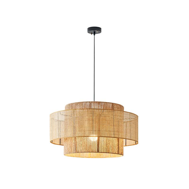 Ulshayra – Suspension en rotin concentrique