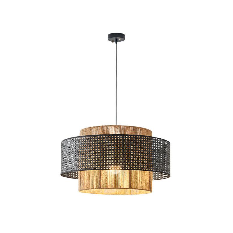 Ulshayra – Suspension en rotin concentrique