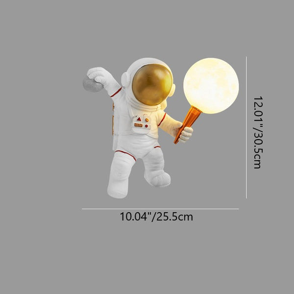 Astrolis – Contemporary Astronaut Glass Globe Wall Sconce Lamp 1 Light