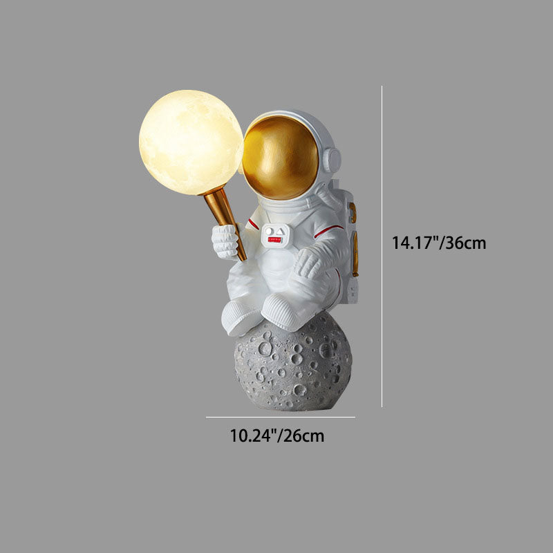 Astrolis – Contemporary Astronaut Glass Globe Wall Sconce Lamp 1 Light