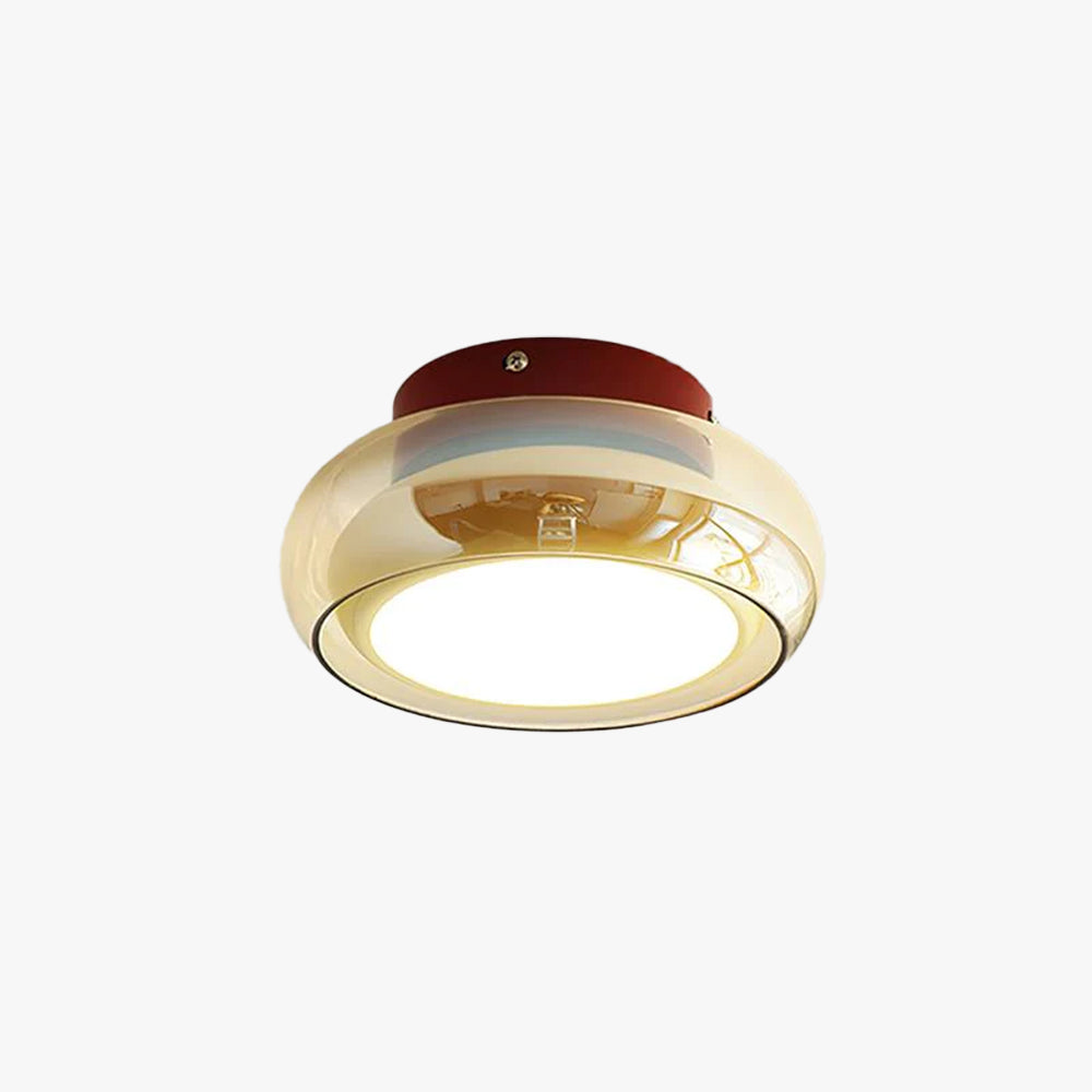 Aveline – Lampă de tavan vintage din sticlă