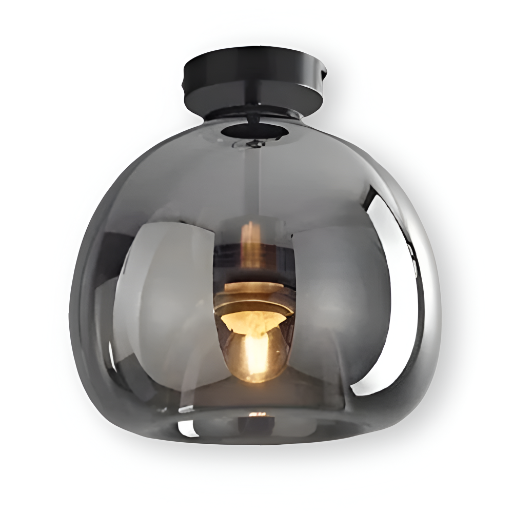 Lumosyn - Moderní LED skleněné stropní svítidlo černozlaté provedení