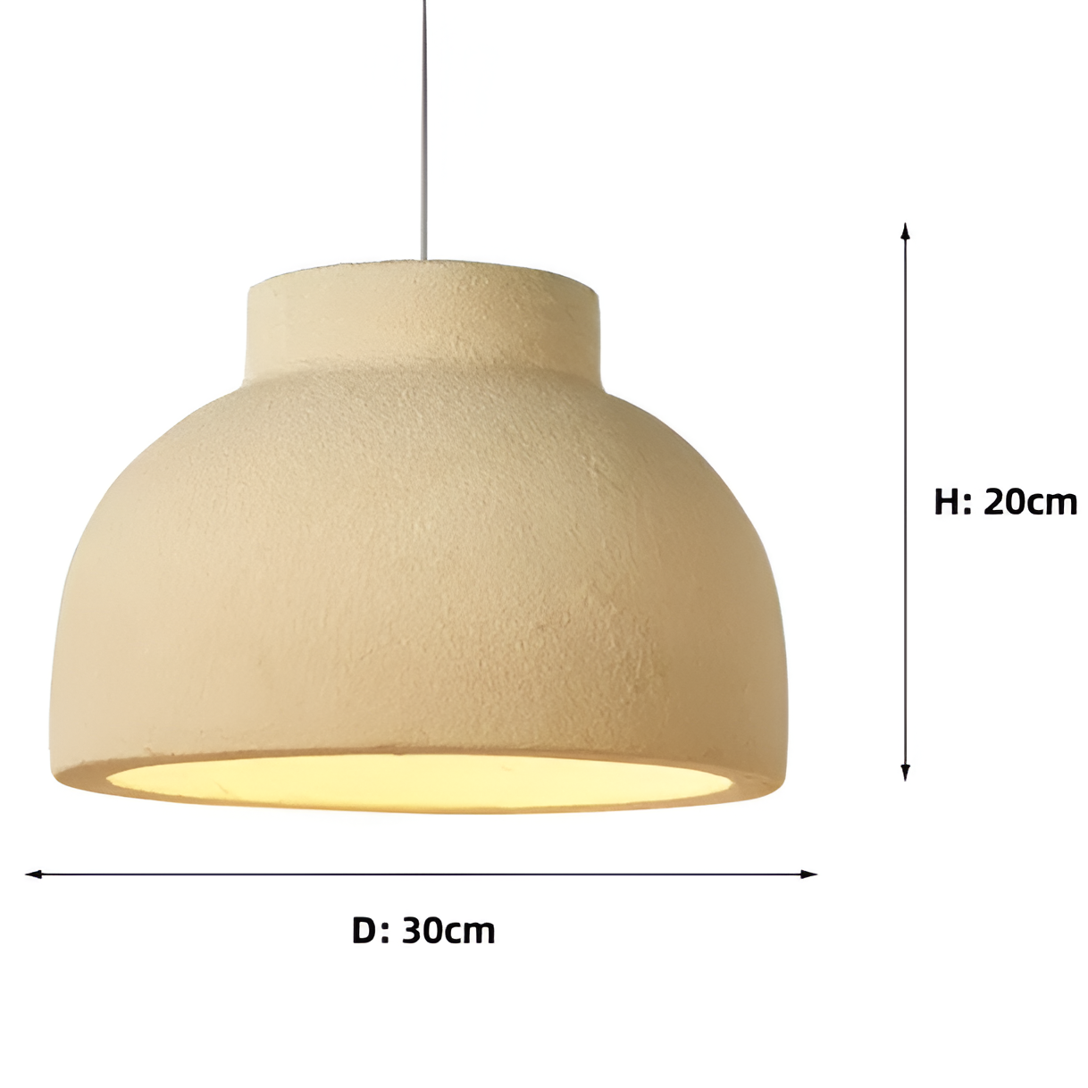 Orythea - Nordic Bowl Minimalist Polystyrene Pendant Light