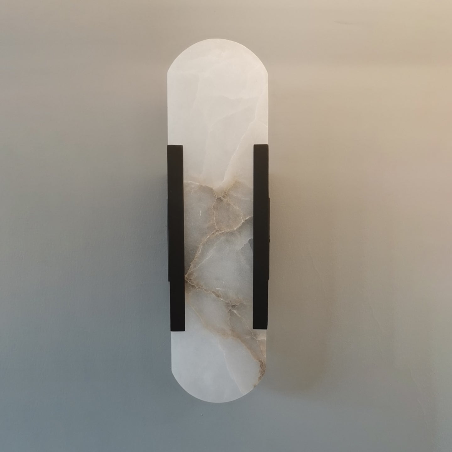 Moran - Oval Marble Wall Sconce Adjustable LED Lamp