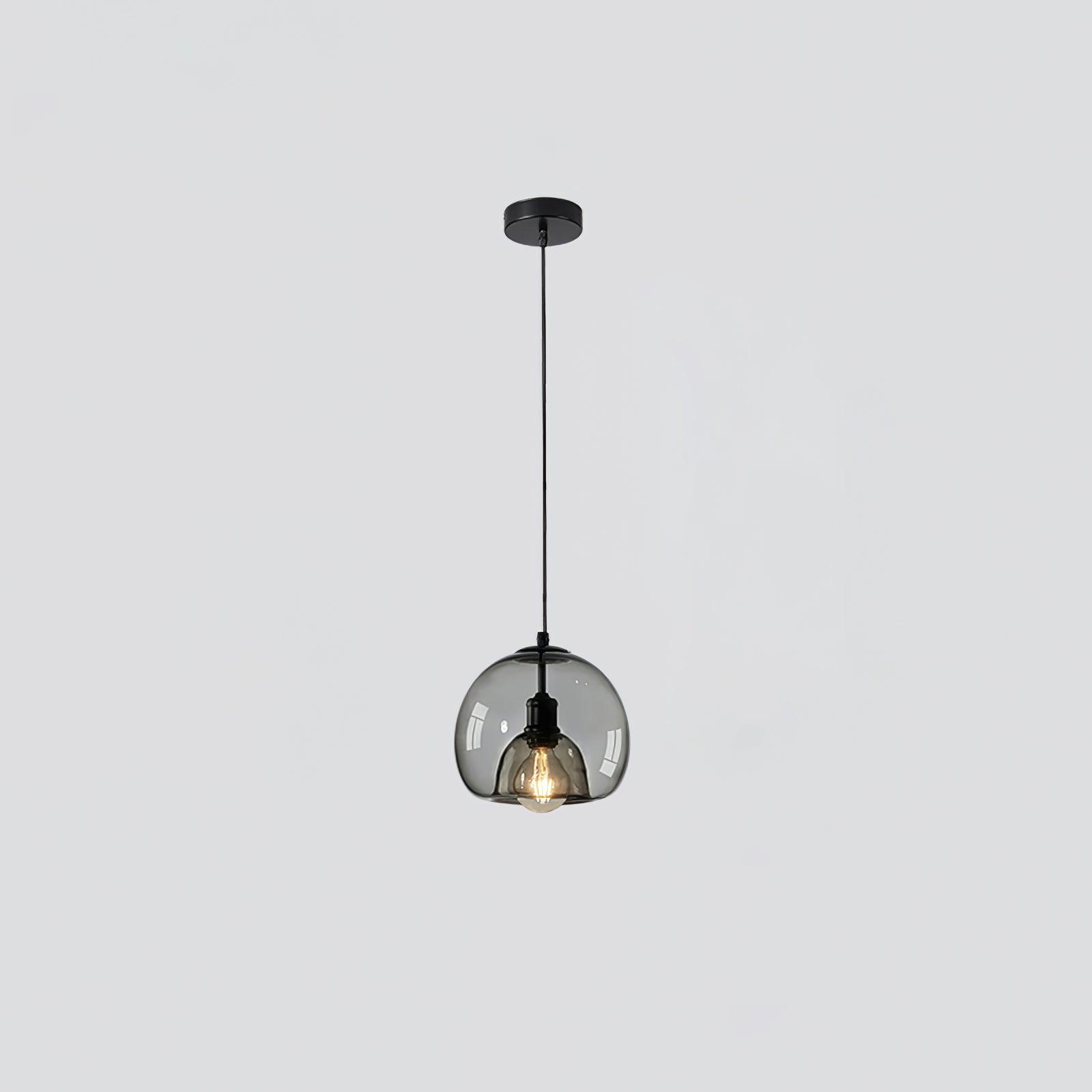 Zelirra - Suspension en verre perle nordique