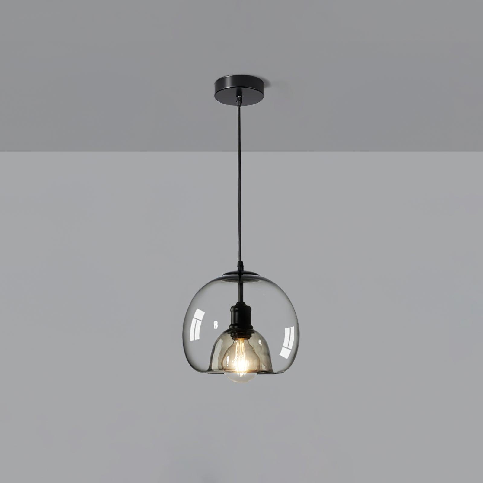 Zelirra - Suspension en verre perle nordique