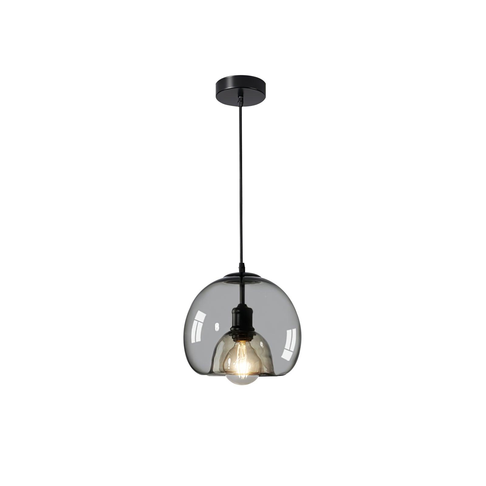 Zelirra - Suspension en verre perle nordique