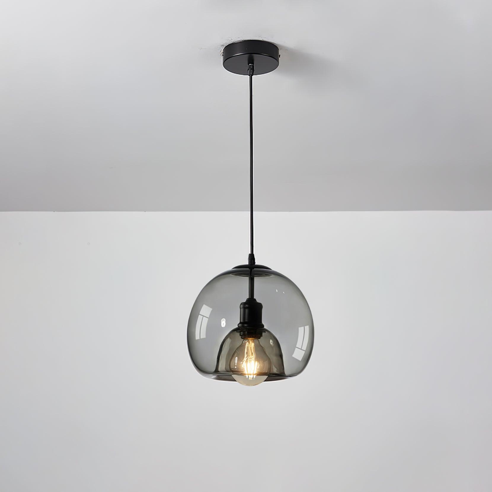 Zelirra - Suspension en verre perle nordique