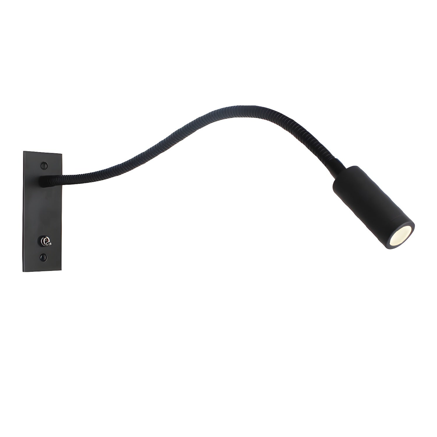 Gonna - Adjustable Gooseneck Metal Wall Lamp Cylindrical Head