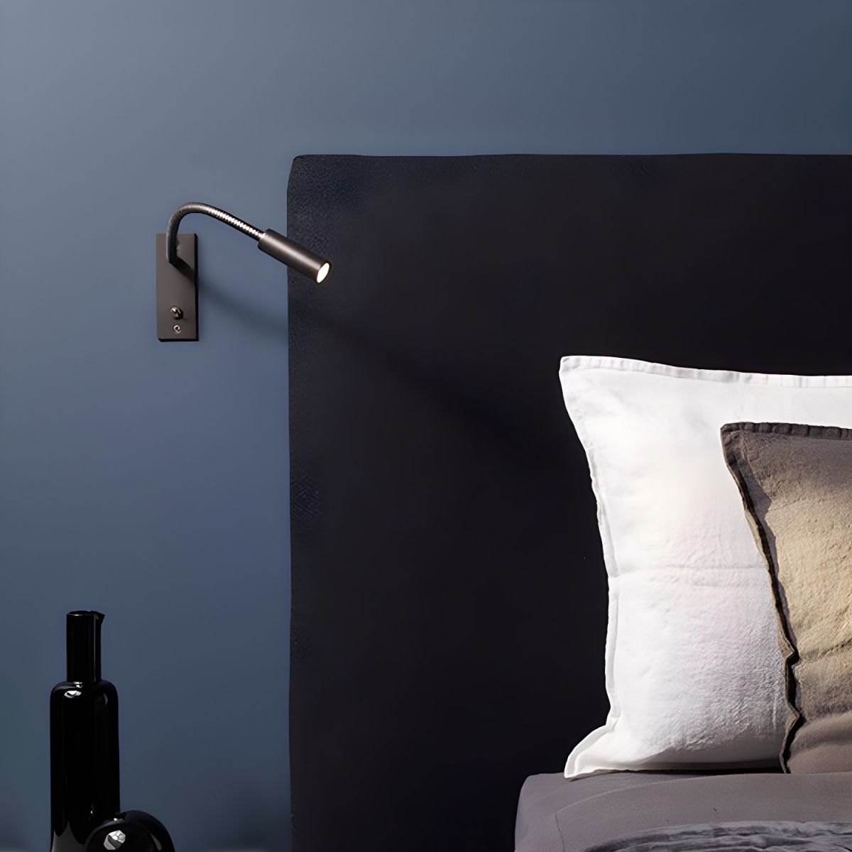 Gonna - Adjustable Gooseneck Metal Wall Lamp Cylindrical Head
