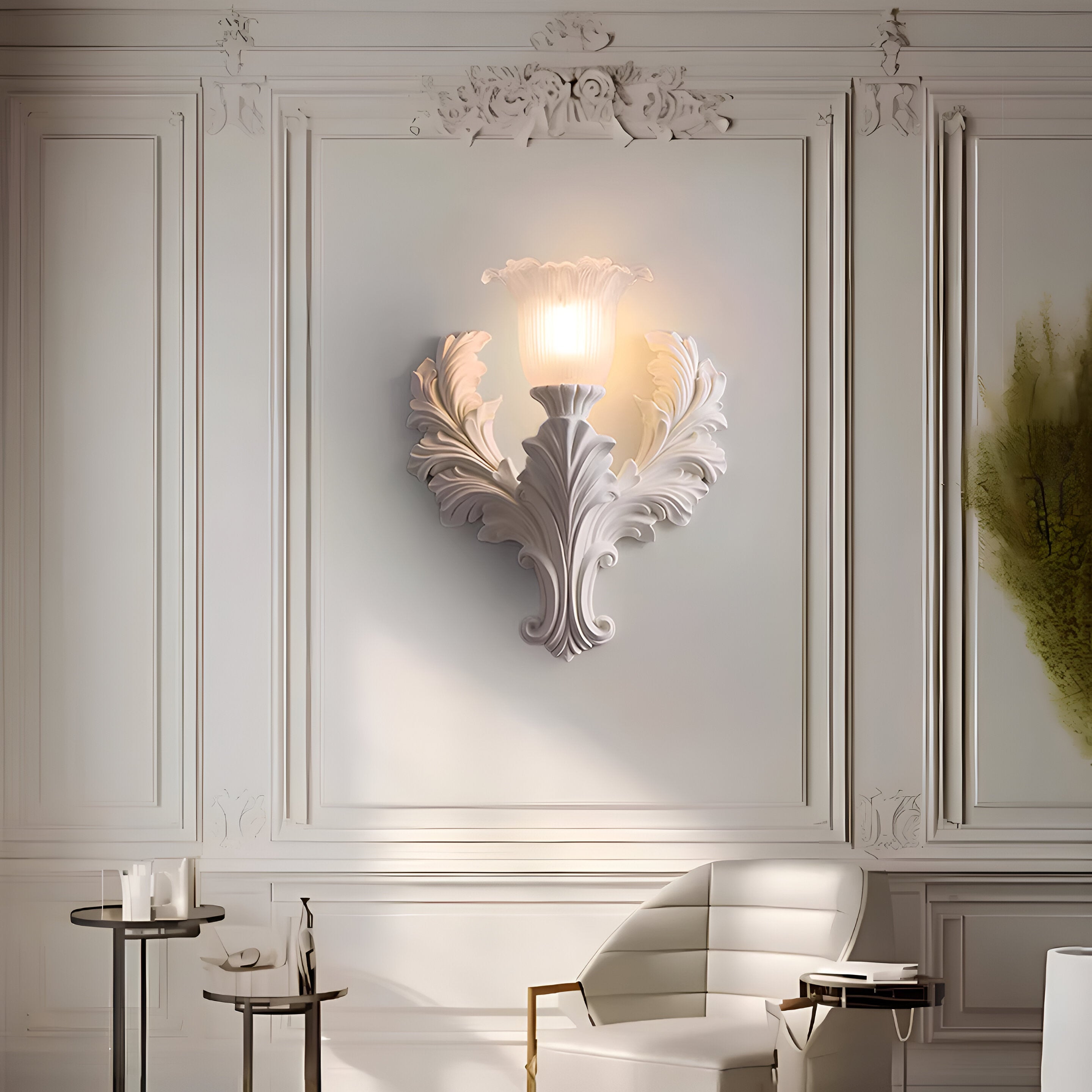 Aurevienne – francouzské retro pryskyřičné nástěnné světlo