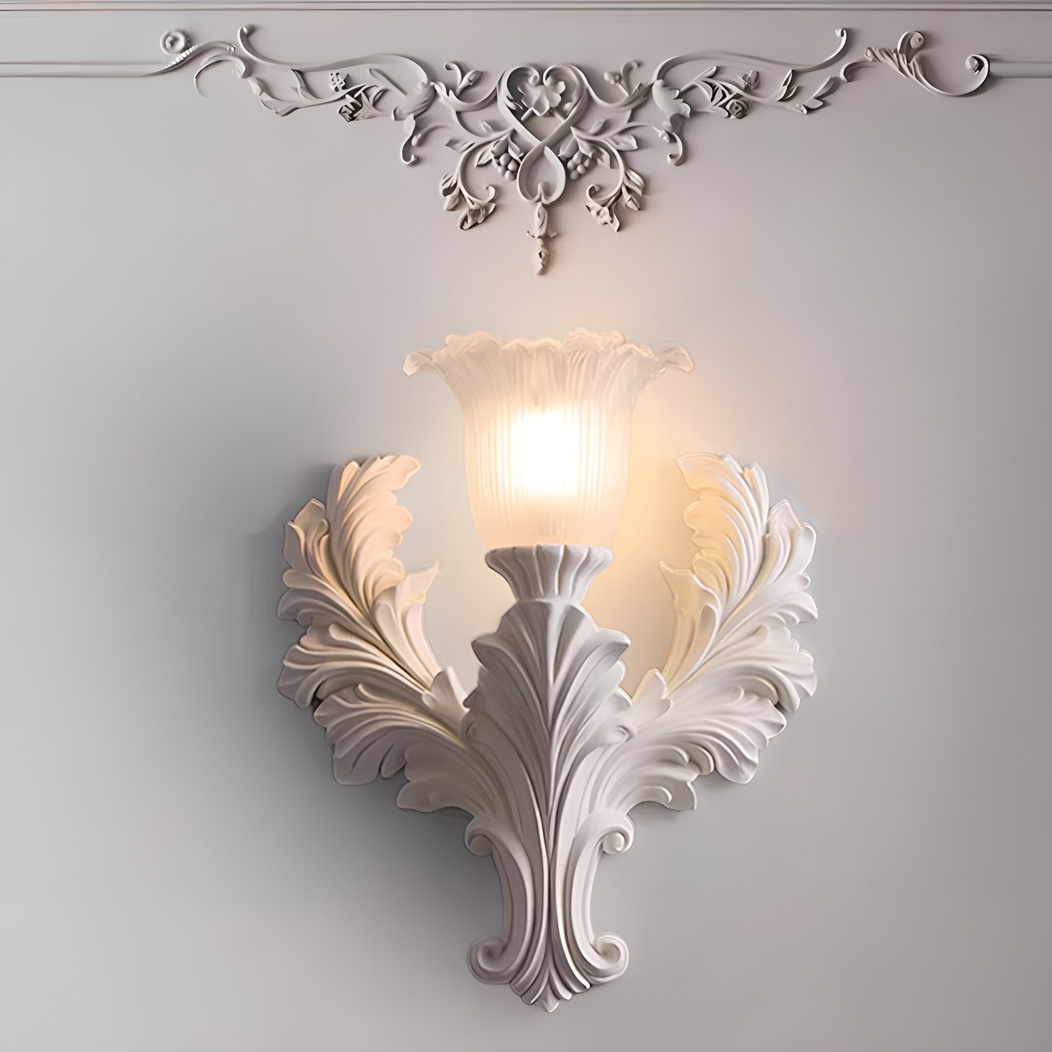 Aurevienne – francouzské retro pryskyřičné nástěnné světlo