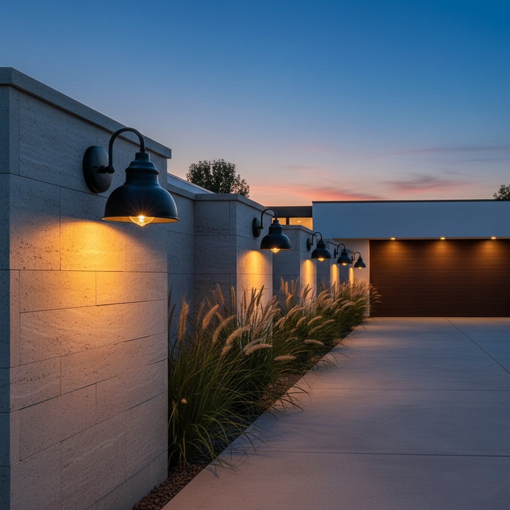 Bravik - Gammeldags Retro Metal Væglampe IP65 Vandtæt Udendørslys