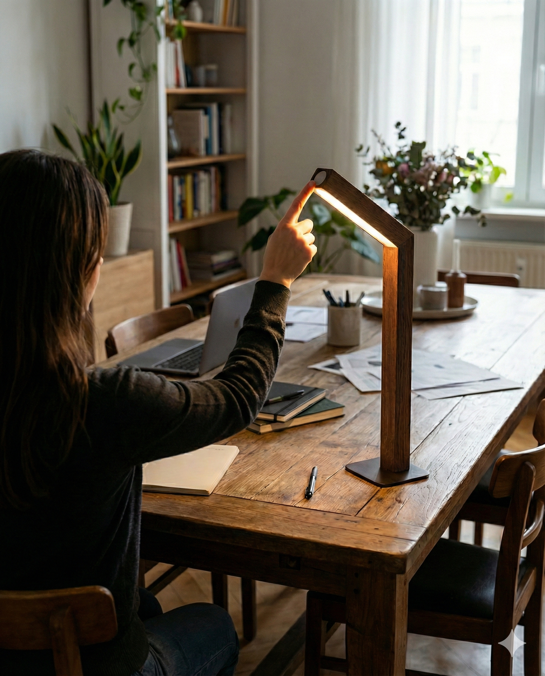 Woodi – Lampe de table sans fil