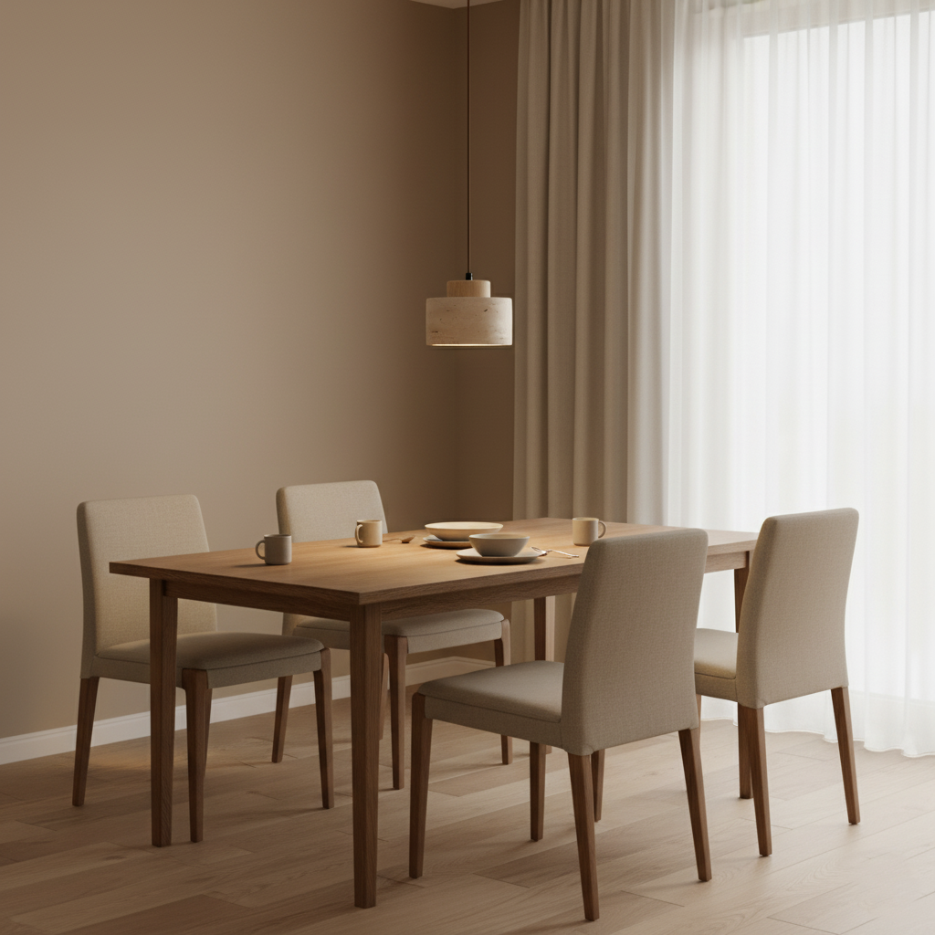 Sylvae - Nordic Travertine Clear Minimalist Pendant Light