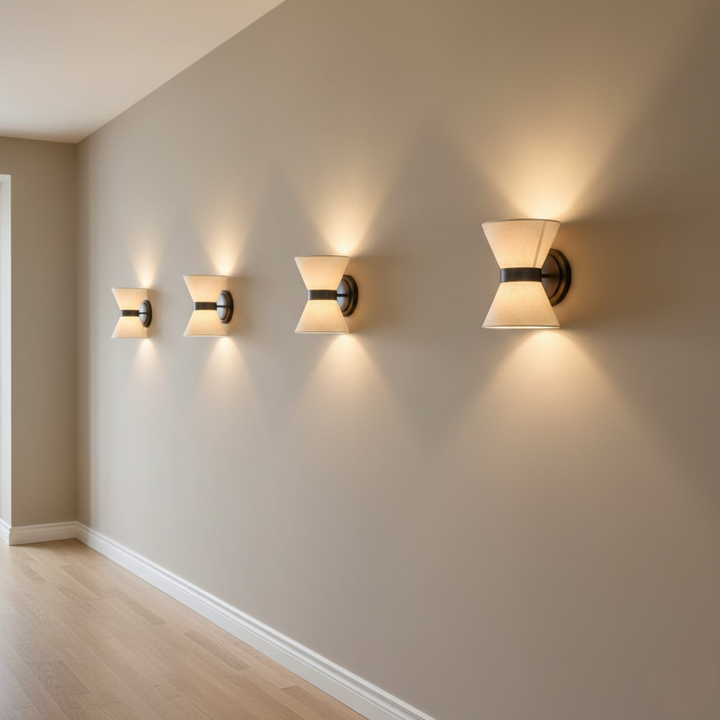 Fontara – Lámpara de pared de seda Wabi Sabi