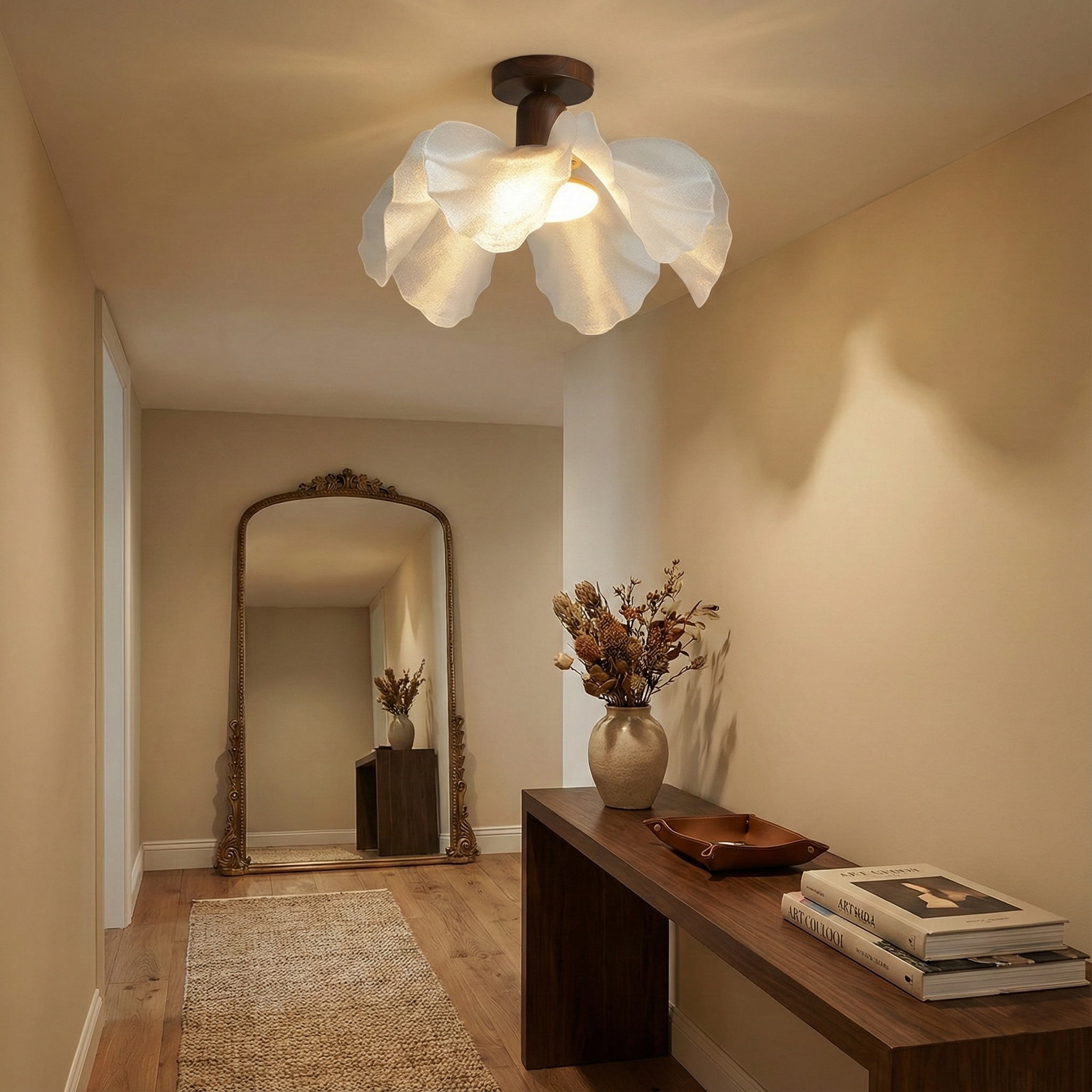 Petalune – Francia régi stílusú akril mennyezeti lámpa