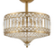 Crysalith – Luxury Crystal Drum Semi Flush Ceiling Light