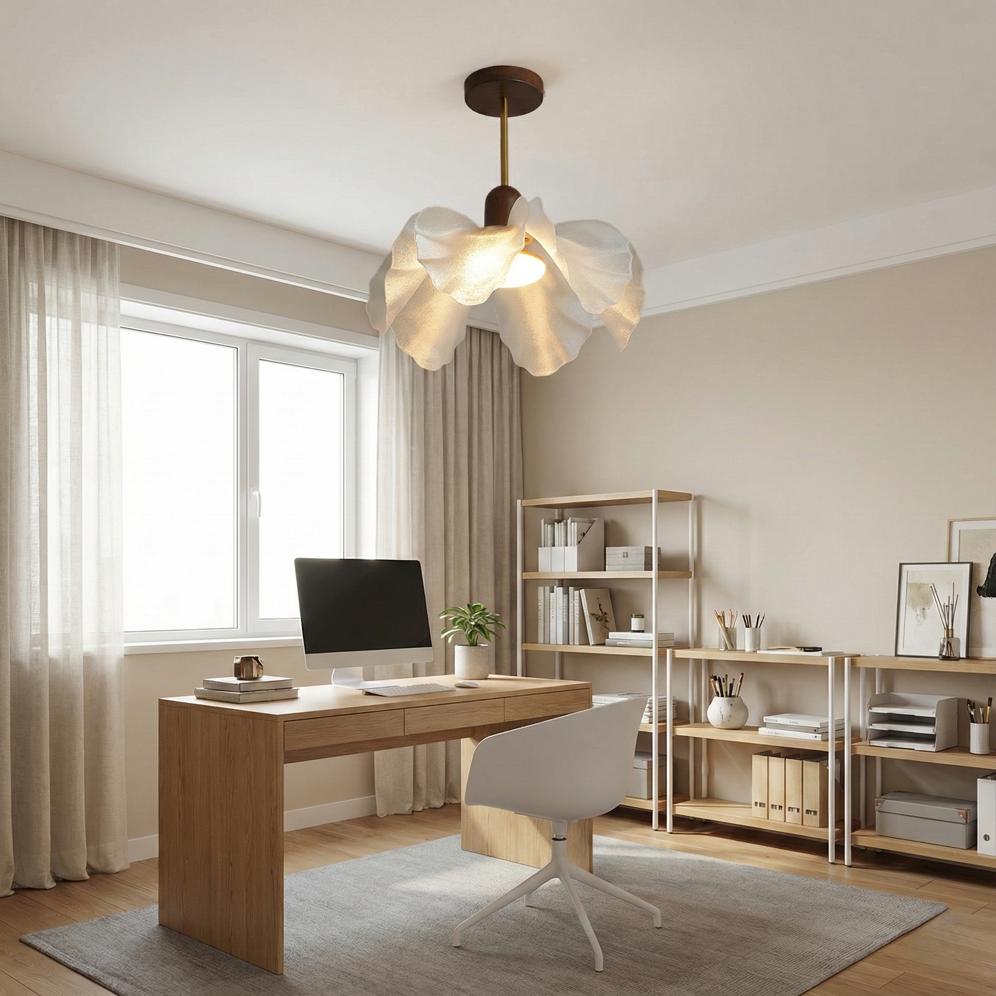 Petalune – Francia régi stílusú akril mennyezeti lámpa