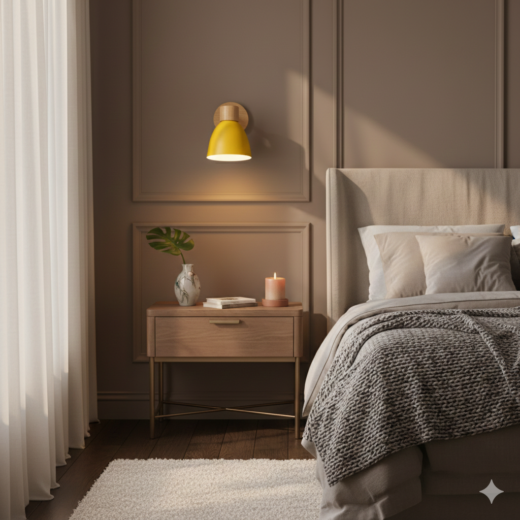 Veldorin – Modern minimalista fa kúp alakú LED fali lámpa, 1 izzóval