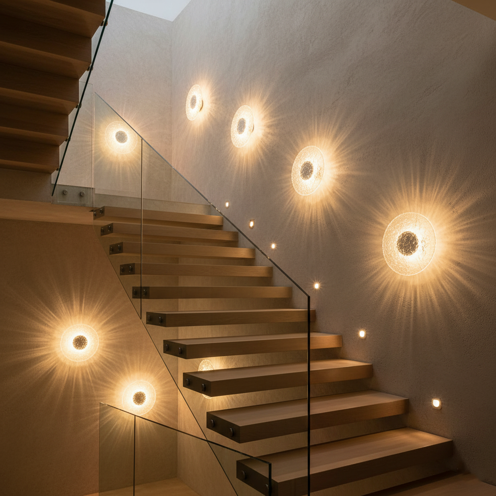 Travessia – Akrylové travertinové tvůrčí nástěnné světlo