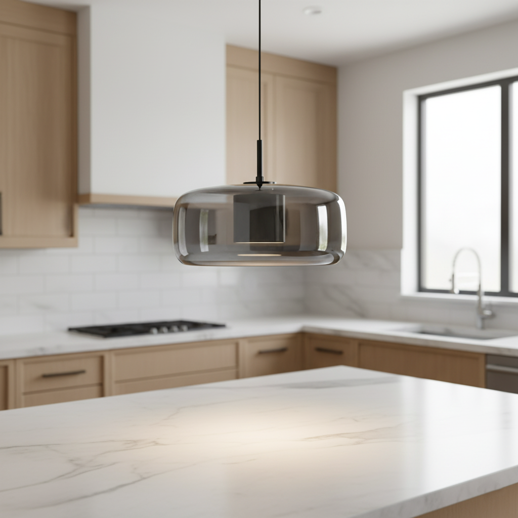 Vetrail - Retro Modern Glass LED Pendant Light