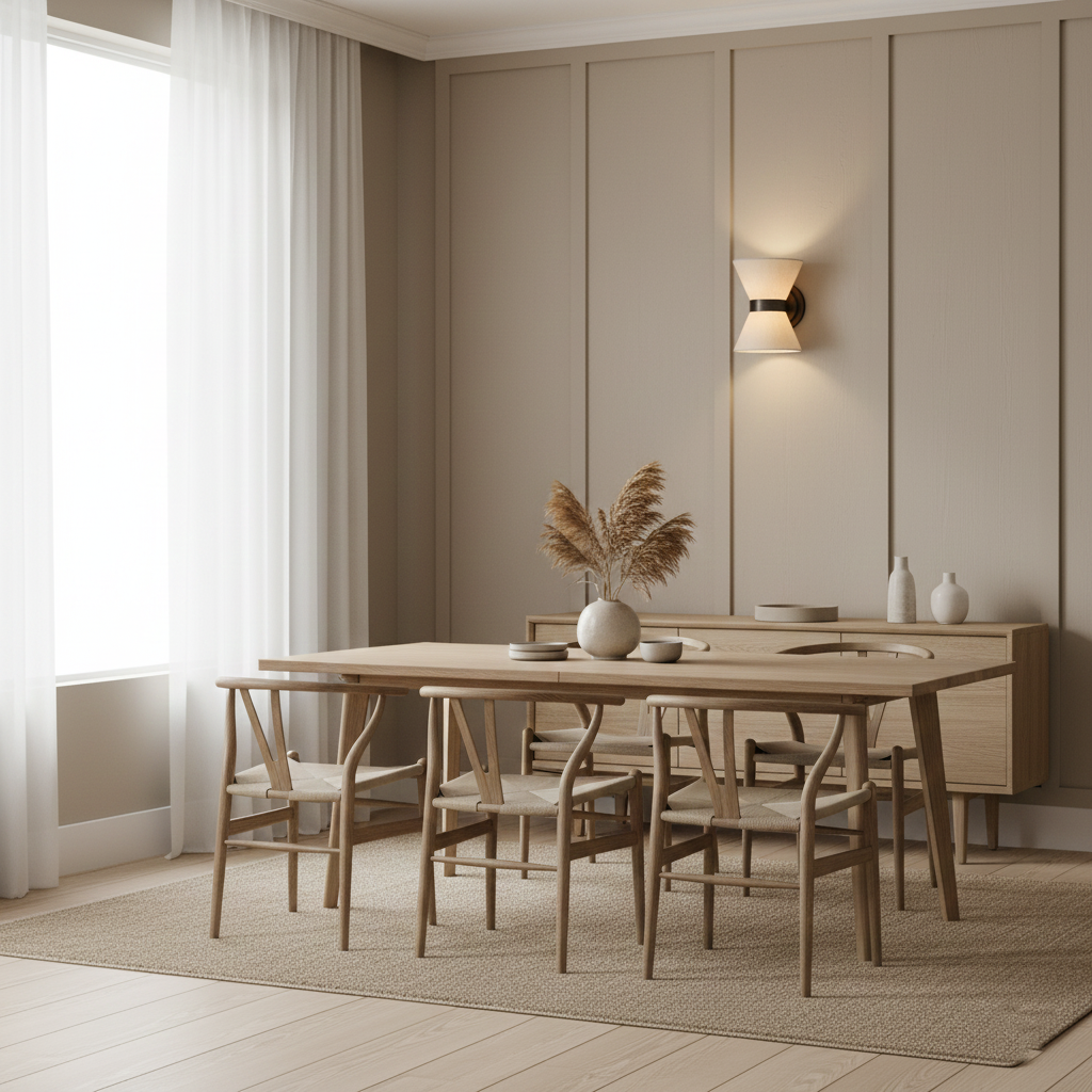 Fontara – Lámpara de pared de seda Wabi Sabi