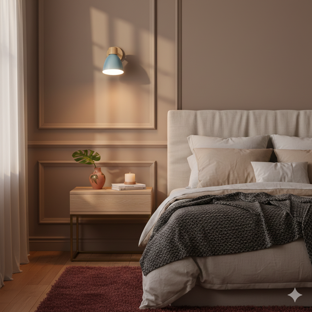 Veldorin – Modern minimalista fa kúp alakú LED fali lámpa, 1 izzóval