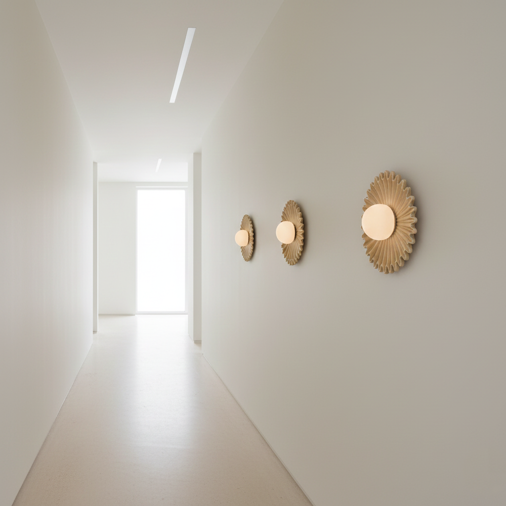 Floravi – Ruhi Flower Nordic Ceramic Wall Light