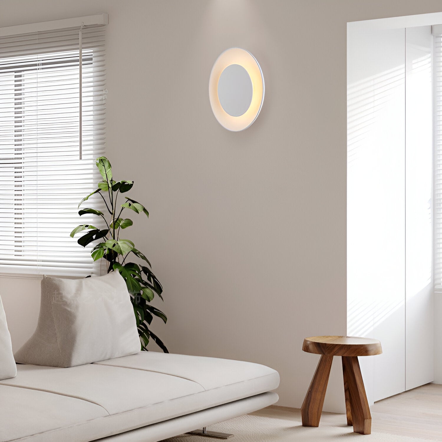 Ginvira – Lámpara de pared acrílica de yeso nórdica