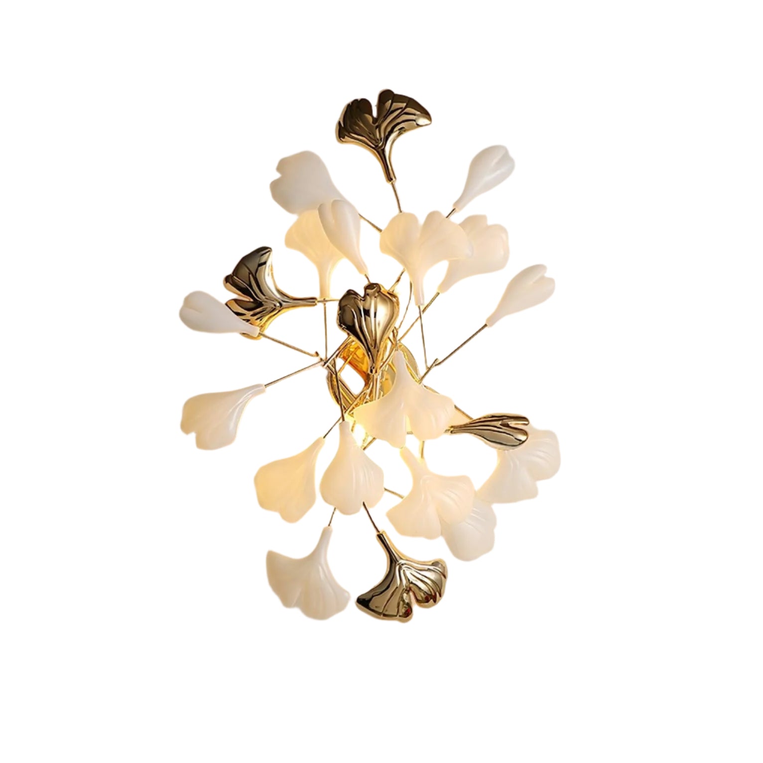 Ginkavelle – Ceramic Ginkgo Leaf Wall Light