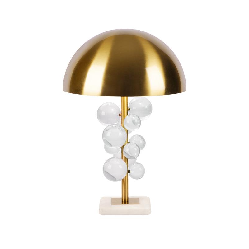 Lumireon - Retro Marble Glass Globe Table Lamp