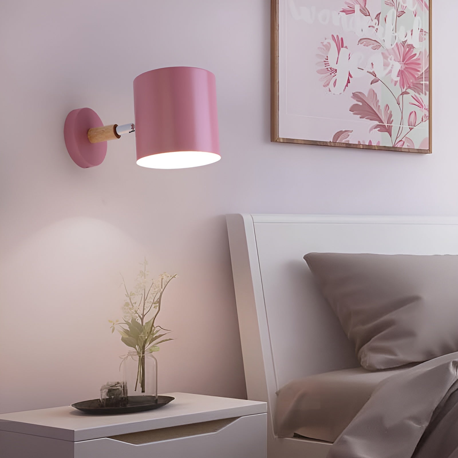 Mavarin – Applique Murale Scandinave Pastel Réglable