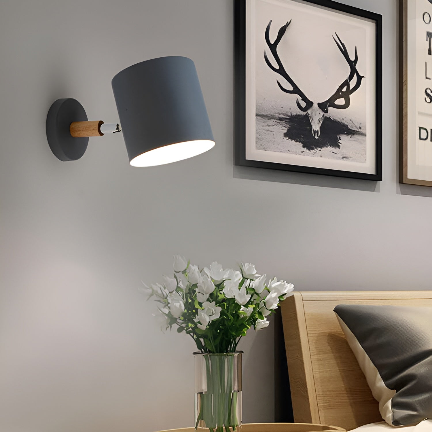 Mavarin – Applique Murale Scandinave Pastel Réglable