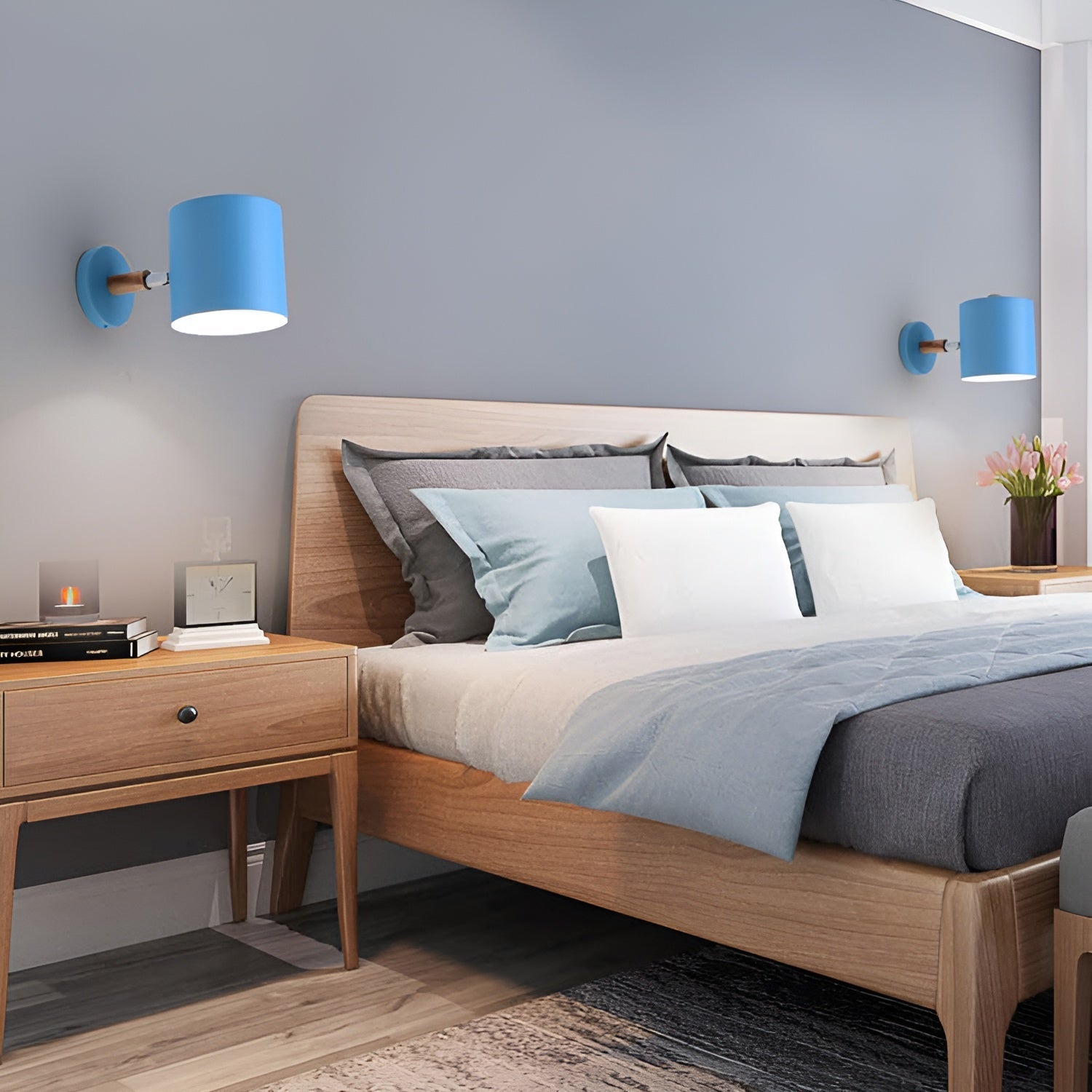 Mavarin – Applique Murale Scandinave Pastel Réglable