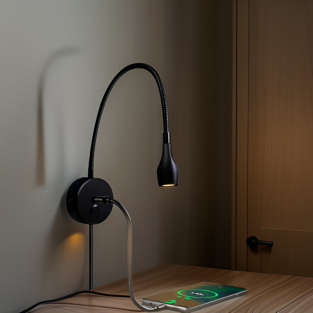 Beam – Nastavitelná nástěnná lampa s dotykovým stmíváním