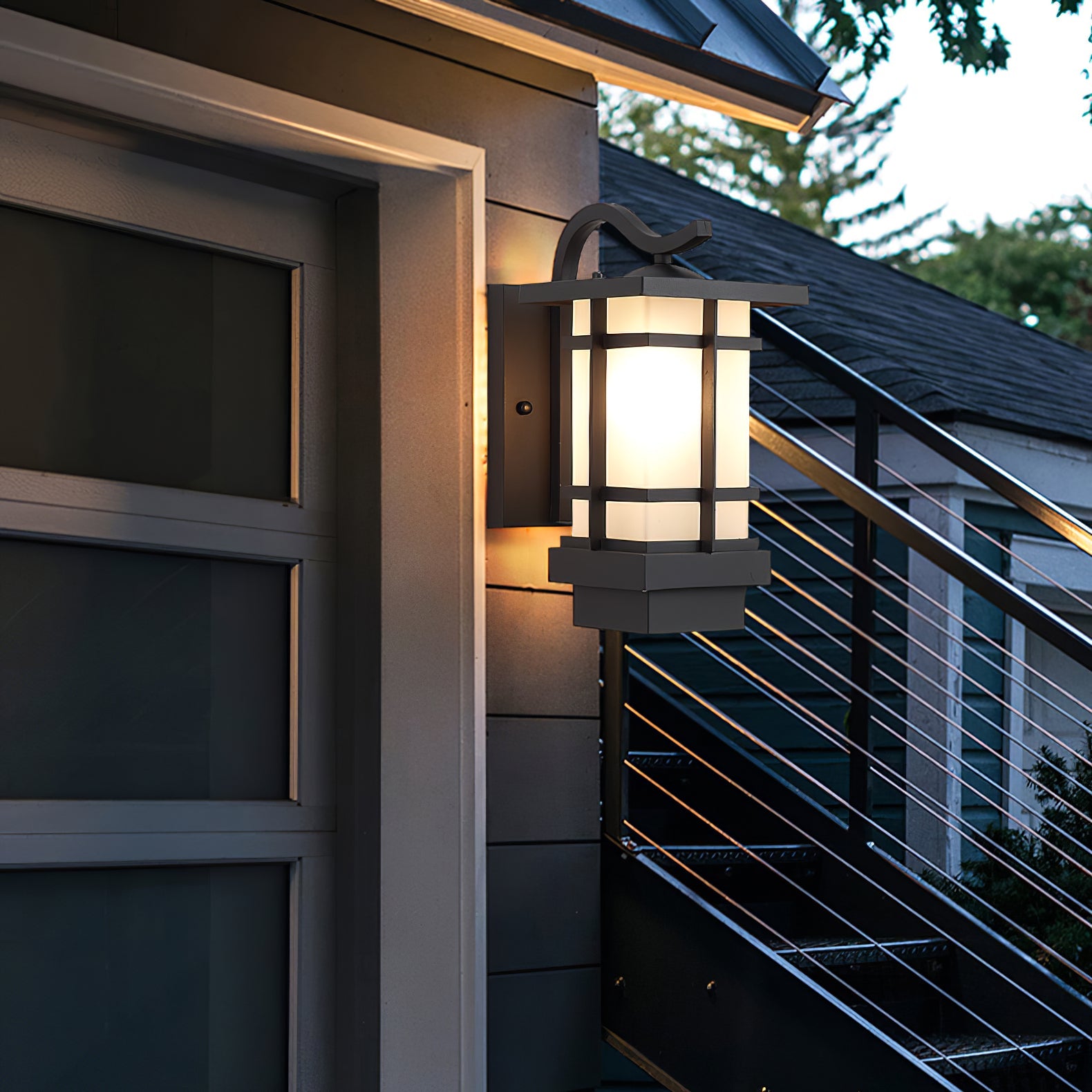 Halbric - Applique murale extérieure rétro