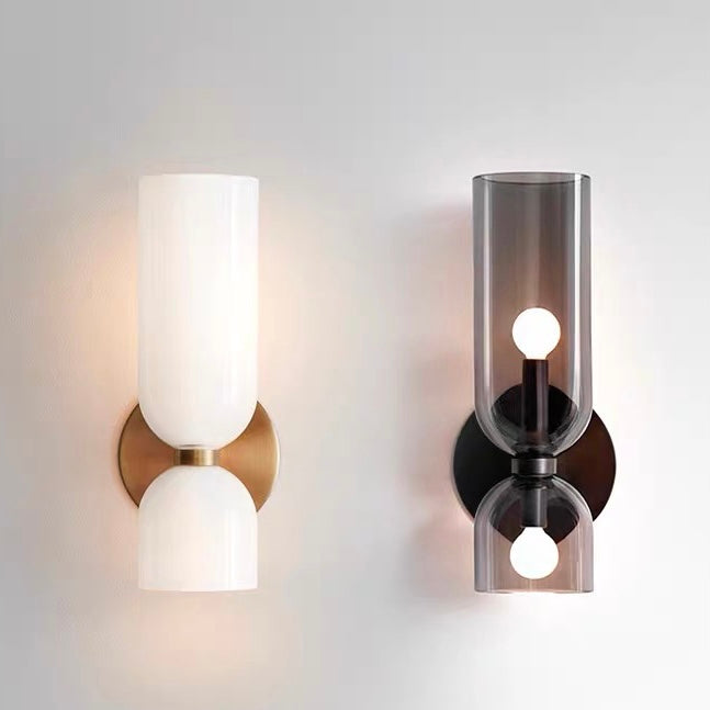 Conyxa - Dobbelt glas væglampe til stuen