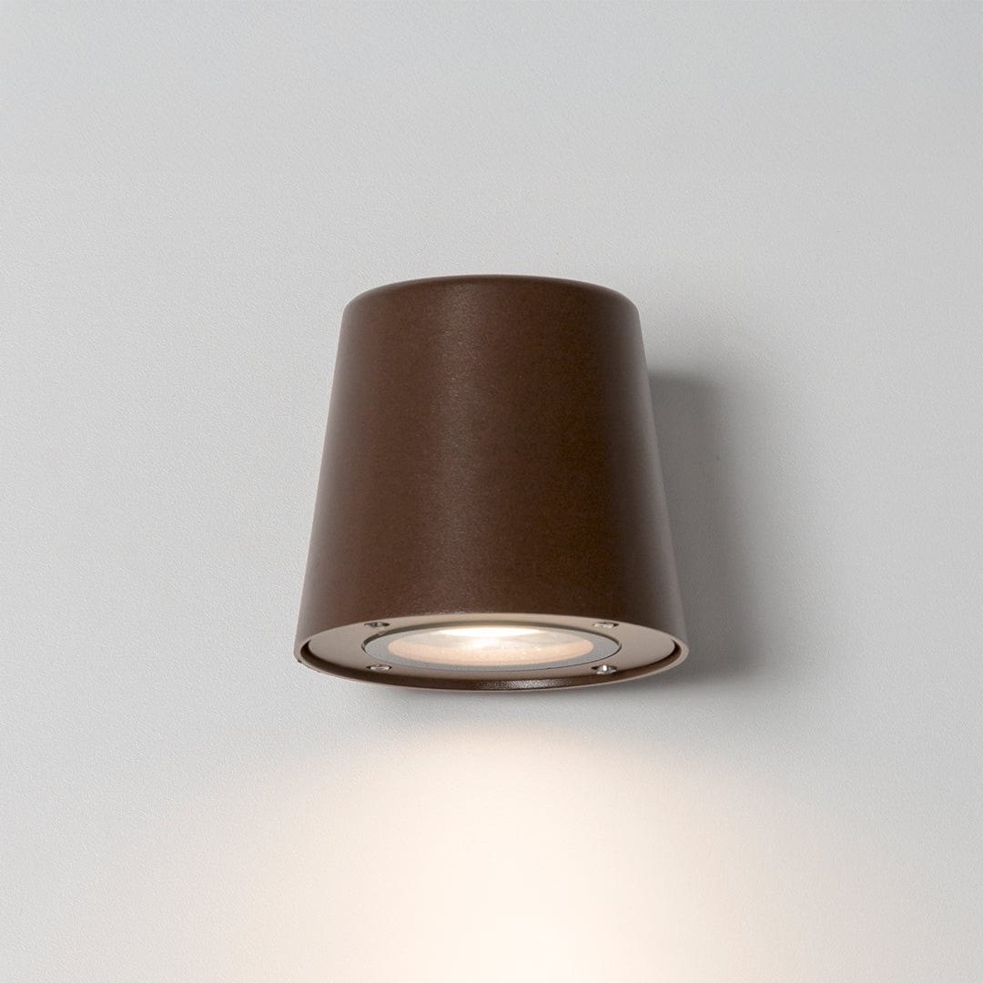 Walern - Lampada da parete esterna IP54 in alluminio e vetro GU10 Max 7W