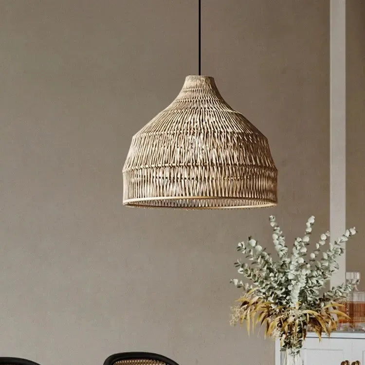 Noryu - Suspension artisanale japonaise en bois tressé