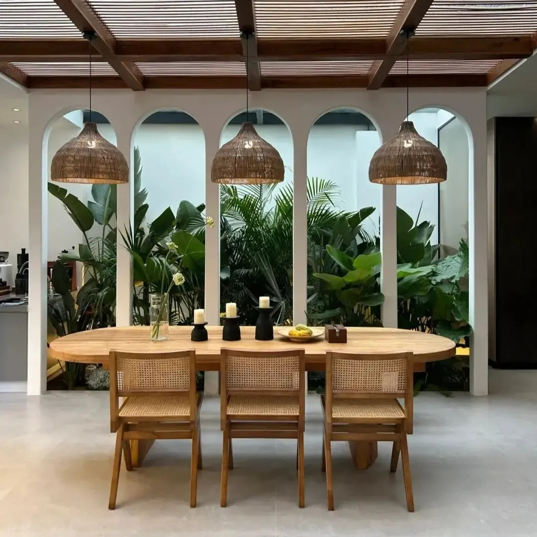 Noryu - Suspension artisanale japonaise en bois tressé