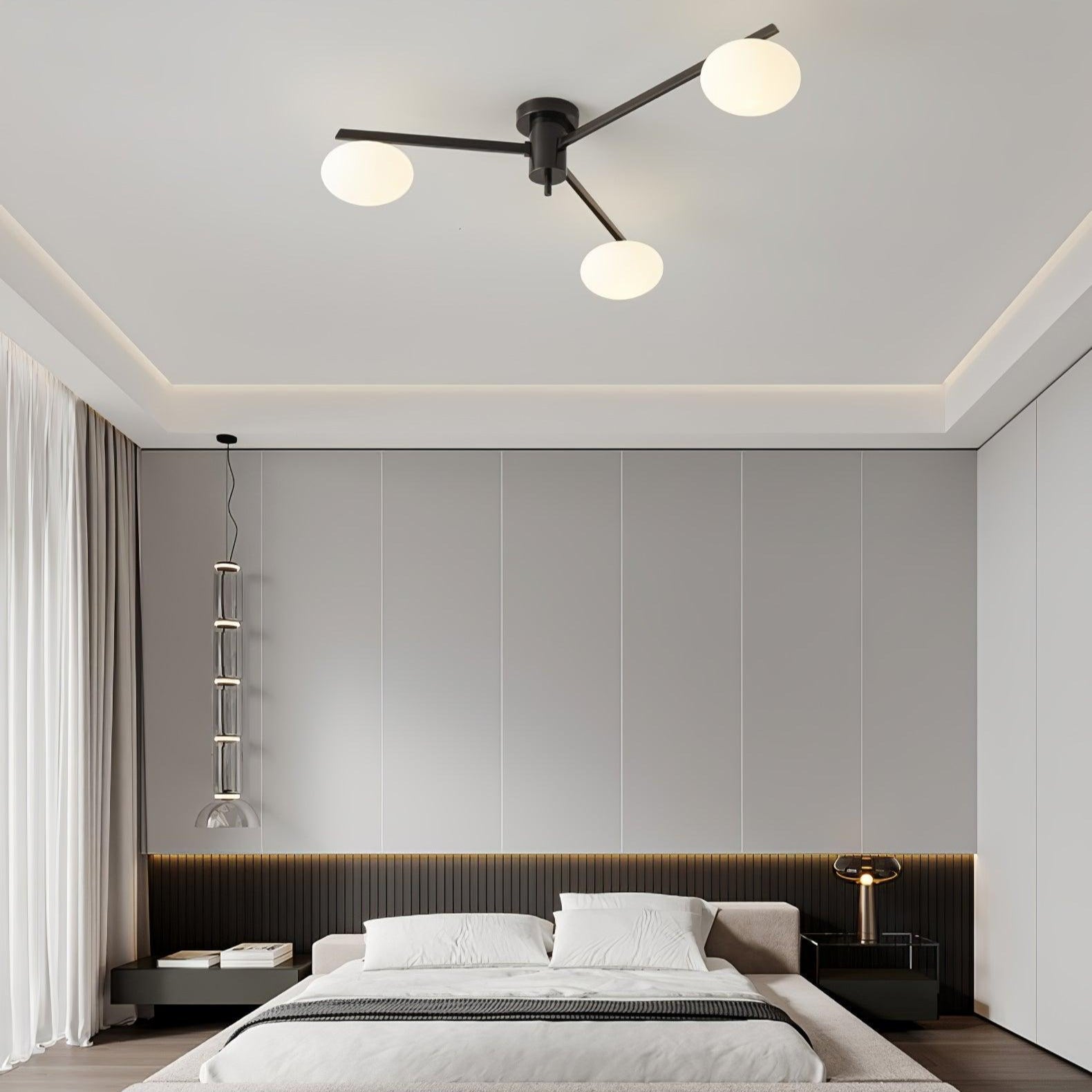 Lambrae – Minimalistické severské skleněné stropní svítidlo