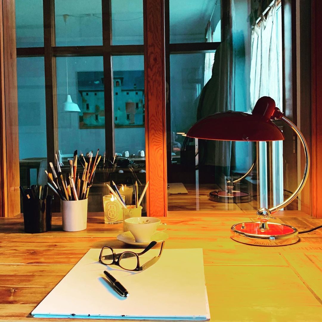 Virellan - Lampe de table Kaiser Idell