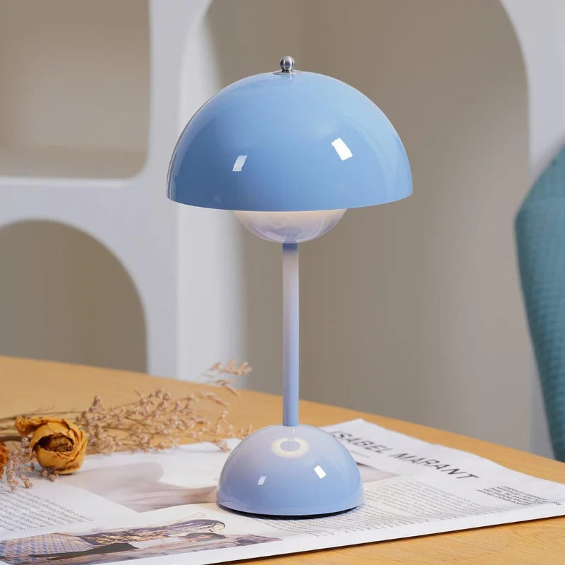 Dilvane – Lampada da tavolo a cupola LED senza fili